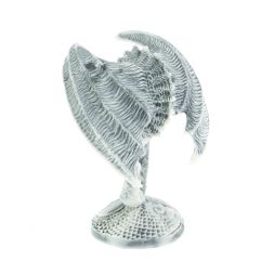 Статуэтка "Змей летающий на подставке "Инь-Ян" из мраморной крошки