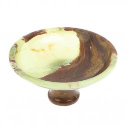 Ваза для фруктов из оникса 20х20х10 см (8)