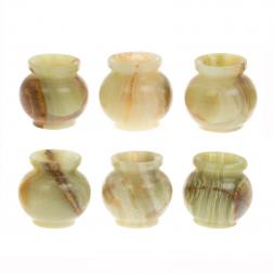 Ваза из оникса 4,5х4,5х4,5 см