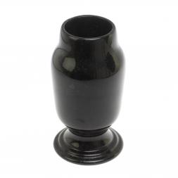 Ваза из черного змеевика 10х10х20,5 см