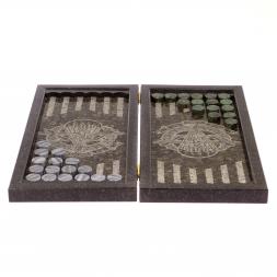 Нарды "ВДВ" из гранита с гравировкой