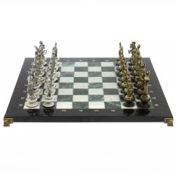 Шахматы "Александр Македонский" фигуры на подставках доска 40х40 см