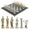 Шахматы "Олимпийские игры" доска 44х44 см серый мрамор фигуры металлические
