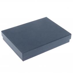 Обложка для паспорта "Герб России" черная кожа Златоуст