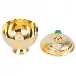 Сахарница металлическая "Малахит" в подарочной коробке Златоуст