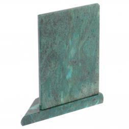 Икона с подсвечником Семистрельная малая из змеевика 9,5х9,5х10 см