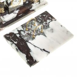 Письменный прибор "Рычащий лев" камень мрамор