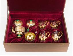 Подарочный чайный набор "Малахитовый"