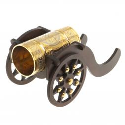 Стопка "Пушка" на подставке лафете Златоуст