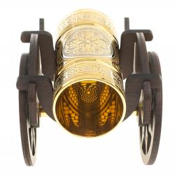 Стопка "Пушка" на подставке лафете Златоуст