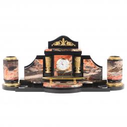 Настольный набор руководителя "Кабинет" камень яшма