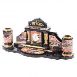 Настольный набор руководителя "Кабинет" камень яшма