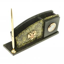 Мини-набор с часами и гербом РФ