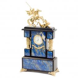 Часы "Георгий Победоносец" лазурит