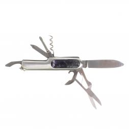 Нож мультитул складной 7 в 1 с камнем гетчеллит