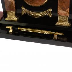 Настольный набор из яшмы "Россия"