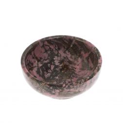 Пиала из камня родонит 8,5х8,5х3,5 см