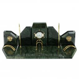 Настольный набор из змеевика "Консул"