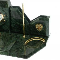 Настольный набор из змеевика "Консул"