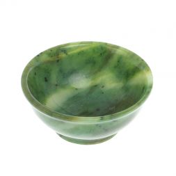 Пиала из нефрита 7,5х7,5х2,5 см