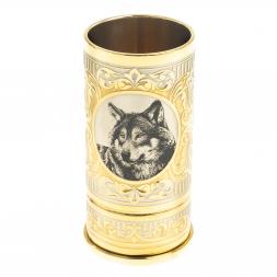 Стопка гильза "Волк" 40 мл Златоуст