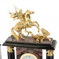 Настольный набор "Георгий Победоносец" из родонита