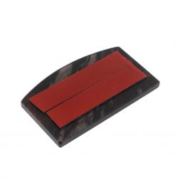 Автоикона из черного обсидиана "Молитва водителя" 8х5 см