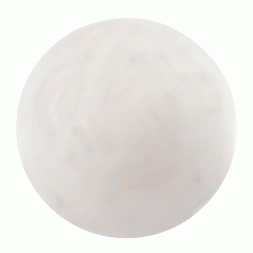 Шар 8 см белый мрамор