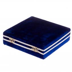 Набор стопок из оникса 6 штук в футляре 40 мл 5х6,5 см (2х3)