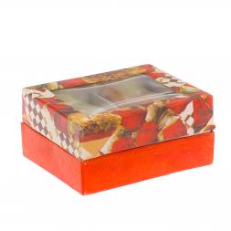 Набор стаканов из оникса 100 мл 2 шт 6,2х7 см в коробке (2,5х3)