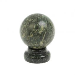 Подставка под шар из шабровского змеевика 3,5х3,5х1,5 см