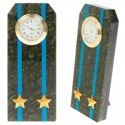 Часы "Погон подполковник ВВС, ВКС, ВДВ" серпентинит