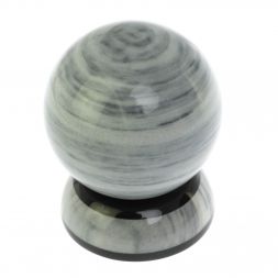 Шар на подставке из серого мрамора 9,5 см