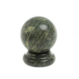 Подставка под шар из шабровского змеевика 3,7х3,7х1,5 см