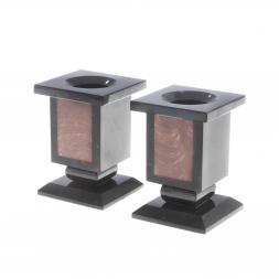 Письменный набор "Герб РФ" камень лемезит