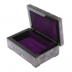 Шкатулка из чароита 11,5х7,5х4,5 см
