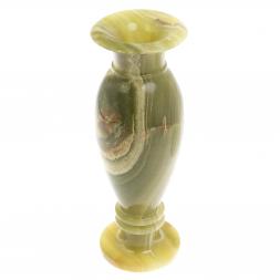 Декоративная ваза камень зеленый оникс 10х30 см (4х12)