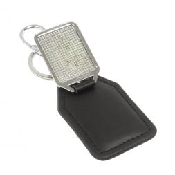 Брелок для ключей с накладкой из соколиного глаза