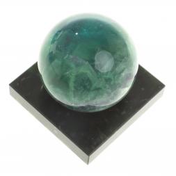 Шар из зеленого флюорита 5 см на подставке