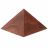 Пирамида из лемезита 10,5х10,5х7 см