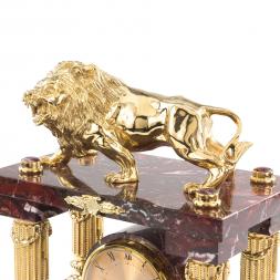 Настольный набор "Рычащий лев" бронза креноид