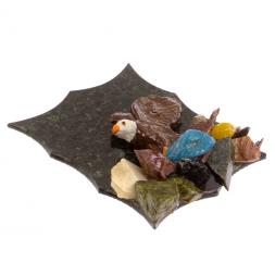 Магнит сувенирный "Орел" змеевик