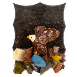 Магнит сувенирный "Орел" змеевик