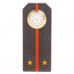 Часы "Погон лейтенант МП ВМФ" из змеевика