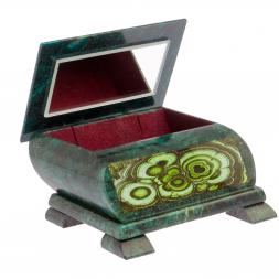 Шкатулка с иллюстрацией "Хозяйка медной горы" н1 13х10х7,5 см