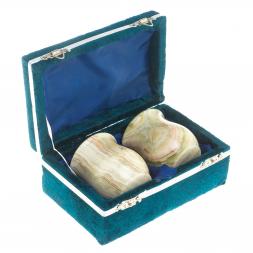 Набор стаканов 2 шт в футляре камень оникс 6,2х7 см 100 мл (2,5х3)