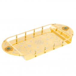 Набор для виски "На двоих" 2 стакана на подносе Златоуст