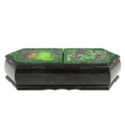 Шкатулка "Хозяйка медной горы и ящерицы" 29,5х12х8 см