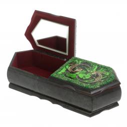 Шкатулка "Хозяйка медной горы и ящерицы" 29,5х12х8 см