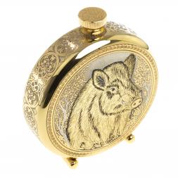Фляжка с гравюрой "Кабан" Златоуст